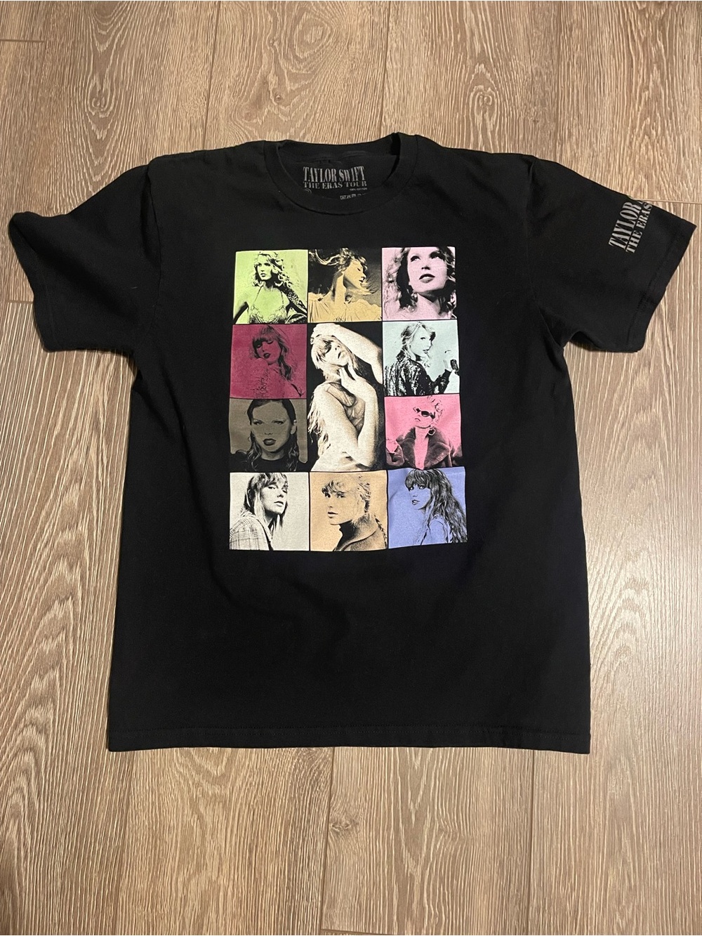 Taylor Swift Black Eras Tour T Shirt